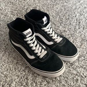 Vans high top shoes